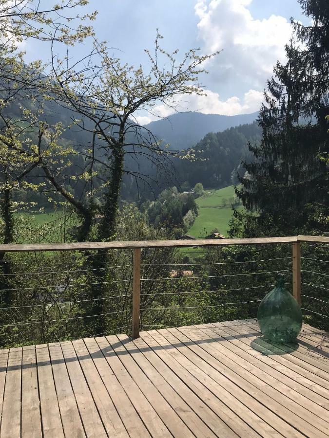 Knottn Hüttl, St. Pankraz/Ulten, Nähe Meran Exterior foto